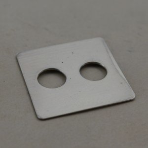 Пластины металлические 2 отверстия ПЛАСТ - 2 