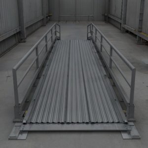 Пандусы стационарные из профильной трубы ПАН - 28 