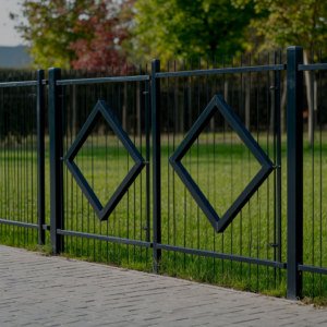 Газонные ограждения панельные "Ромб"