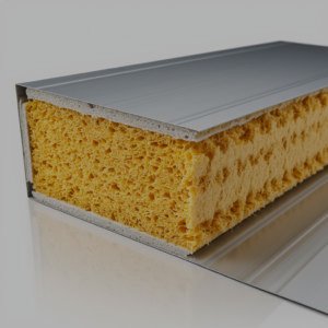 Стеновая сэндвич панель фасадная с минеральной ватой 100 - 150 мм