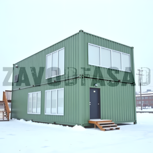 БМ-22 СП - модульное здание из сэндвич-панелей для городского катка 
