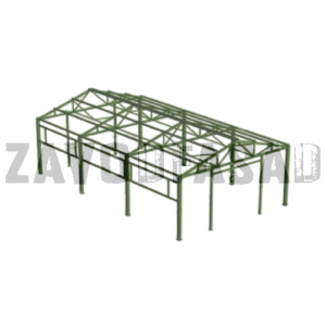 Ангар из сэндвич панелей 9x15x4,5 м 