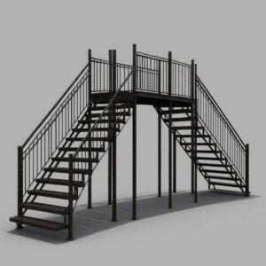 Площадка досмотровая каркас рамного типа ПЛОЩ - 3 