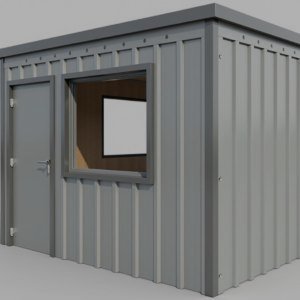 ПБК-22 СП - модульная проходная на базе блок-контейнера, отделанная сэндвич-панелями 