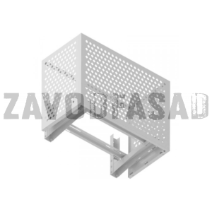 Корзина для кондиционера "Комфорт-Бокс" без утепления KB-1-P-Qd-AKF 