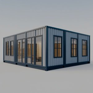ТМ-02 СП - шестиметровый торговый киоск из сэндвич-панелей с большими витринными окнами 